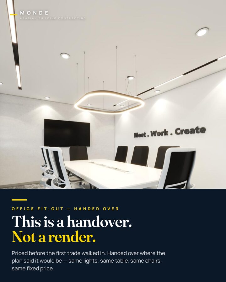 Office meeting room post published for Monde